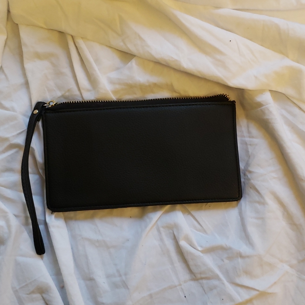 Matt real leather wallet